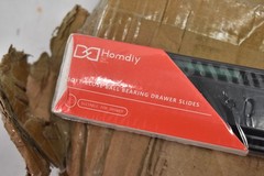 Homdiy 10 Pair 20″ Full Extension Ball Bearing Drawer Slides 20 Total Side Mount