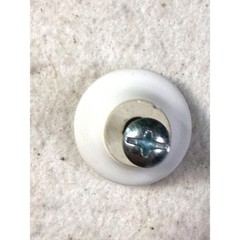 Vintage Blue Heart Ceramic Drawer Knobs Set of 4 White Cottagecore Cabinet Pulls