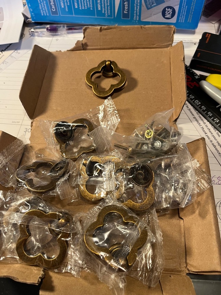 55mm 10 Pack Cupboard Cabinet Knobs (New)