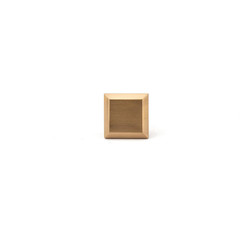 1-5/16 In. (34 Mm) Classic Aurum Brushed Gold Square Cabinet Knob