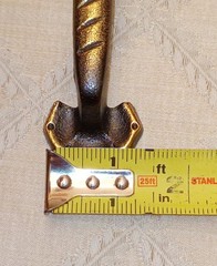 Lot of 6 Top Knobs Thames D Handle Dark Antique Brass 3 3/4″ C/C. #M460 NIP