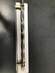 Amerock BP36664BCRBBZ London 10-1/16 Inch Center to Center Bar Cabinet Pull