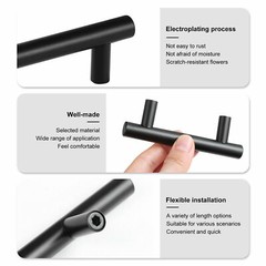 2″-16″ Stainless Steel Kitchen Cabinet Handles Dresser Drawer T Bar Pulls Knobs