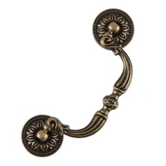 Dresser Pulls Drop Bail Handles Antique Bronze Cabinet Drawer Pulls Handles LOT