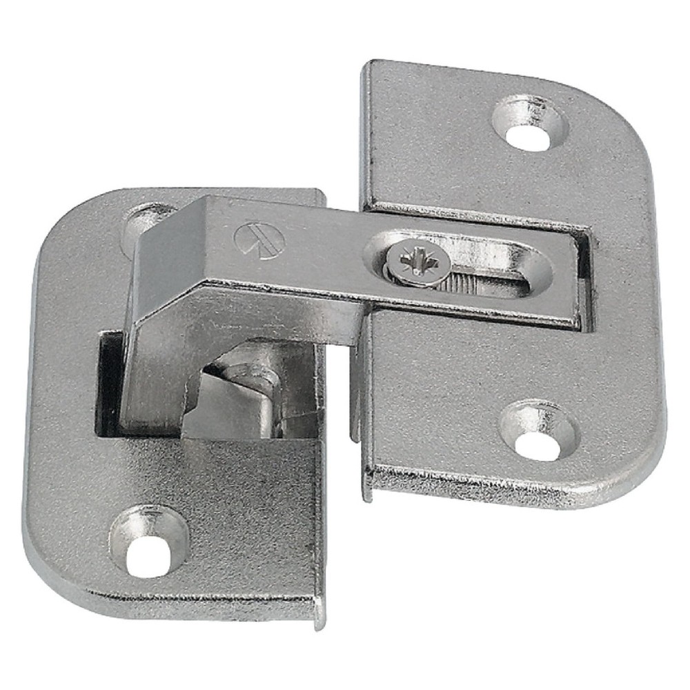Hafele America 343.90.710 Pie-Cut Corner Cabinet Hinge, 78 Degree Silver
