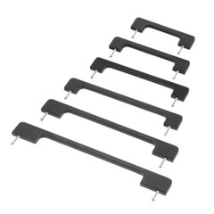 Classic European Black Wardrobe Door Pull Handle Furniture Drawer Cabinet Knobs