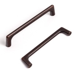 6 PCS Antique Oil Rubbed Bronze Retro Solid Zinc Cabinet Pulls 128mm 5 Inch