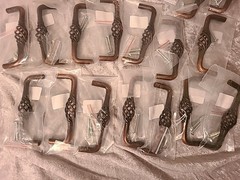 (21 Pc) Gliderite 3-3/4″ CC Twisted Birdcage Cabinet Pull Rustic Bronze 3022-ORB