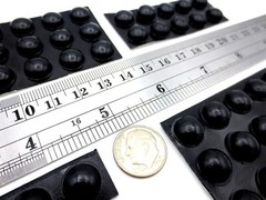 Rubber Pad Stick-On Adhesive Bumper 7/16″ Pad Is 3/16″ Tall Durable Polyurethane