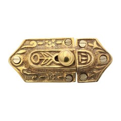 Vintage Style Springing Cupboard Latch with Knob – 3 Finish Choices