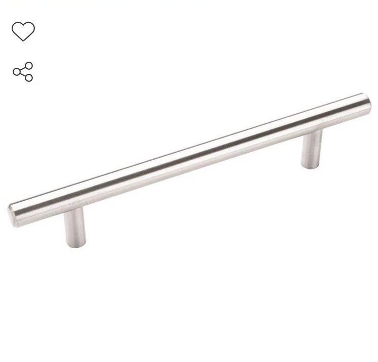 30 Pack -European Sleek 5in Stainless Steel Drawer/Cabinet Bar Pull – Amerock