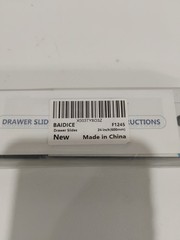 BAIDICE Drawer Slides 12 Inch Ball Bearing 3-Fold Full Extension