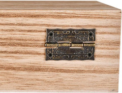 40Pcs Bronze Jewelry Box Hinges with Screws Vintage Antique Wooden Box Repair