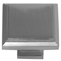 Beacon Hill 1-1/4 In. Satin Nickel Square Cabinet Knob