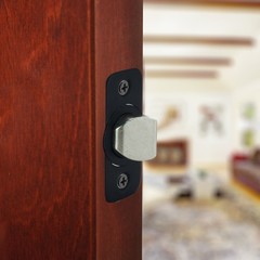 Design House 779322 6-Way Universal Passage Adjustable Latch – Black