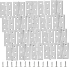 20Pcs 2 Inch Butt Hinges Stainless Steel Cabinet Hinges Small Door Hinges…