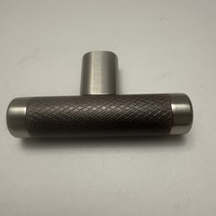 Amerock BP36556G10ORB Bronx 2-5/8”Bar Cabinet Knob – Satin Nickel/oil Rubbed Bro
