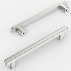 Amerdeco 10 Pack Brushed Satin Nickel Cabinet Pulls 5 Inch128mm Hole Center Draw