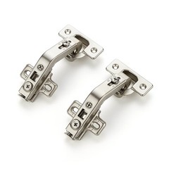 Ravinte 2 Pair 4 Pack Kitchen Cabinet Hinges, 135 135 Degree, Satin Nickel
