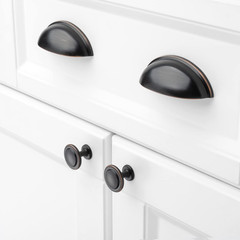 round Cabinet Knobs Oil Rubbed Bronze Cabinet Pulls, Dia. 1-1/4 Inch, 10 Pack Br