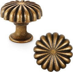 10 Pack Vintage Copper Cabinet Hardware Knobs Antique Drawer Knobs Round …