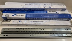 Lontan 10 Pairs 22 Inch Soft Close Drawer Slides Side Mount Full Extension