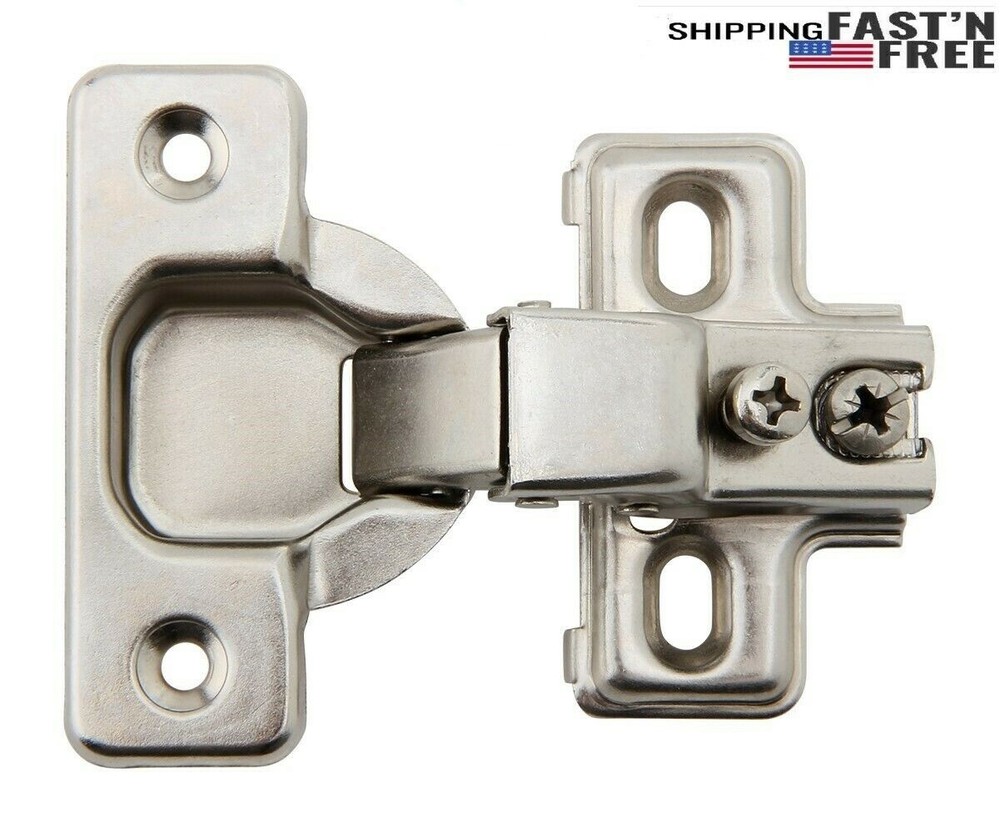 Face Frame Concealed Euro 105 Deg Self Closing Compact Cabinet Hing ( 6-50 Set)