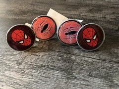MARVEL Spider-Man Cabinet Furniture Drawer Knob 1.875″ Accents set of 4