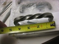 7 JVJ Hardware 4″ c/c Collection 4-1/2″ pulls Antique Nickel finish