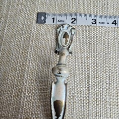 Vintage Farmhouse Cabinet Pulls Shabby Chic White Distressed French Country (2)
