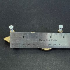 Set of 6 Cast Iron Snake Drawer Pulls 6in Antique Gold Gothic Cabinet Handles