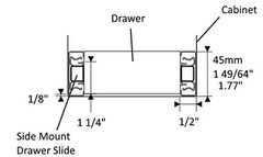 Set of 10 Soft-Close Ball Bearing Drawer Slides Full Extension 12″-24″ 100lb