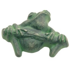 Tree Frog Cabinet Knob Hickory Hardware, Verdigris Green Pewter, PA1511-VG