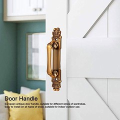 2Pcs/Set European Style Door Handle, Antique Wardrobe Handles Metal Sliding