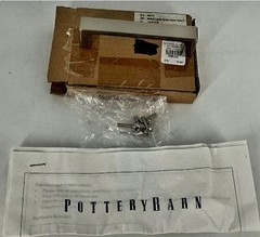 Pottery Barn Maxfield Console Handles Polished Nickel S3 Set Handles Per Box