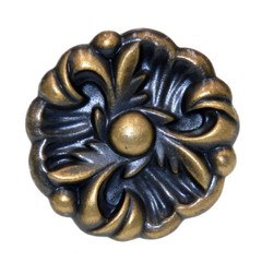 Vintage Amerock Provincial Antique English 1 1/4″ Round Cabinet Knob BP596-AE