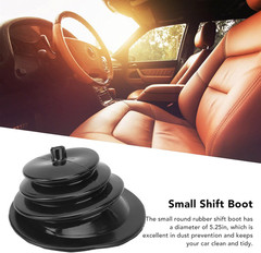 5.25In Gear Shift Boot Cover and Plate Kit with Chrome 1651 Universal Replaceme