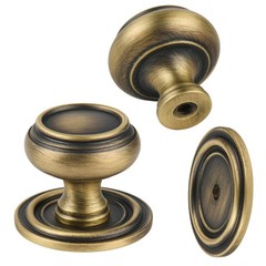 2 Pack Matt Bronze Solid Brass Kitchen Cabinet Knobs,Drawer Pulls, 1.18 Inch …