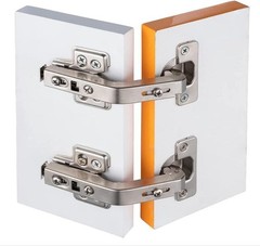 2 Pack 1 Pairs 135° Lazy Susan Hinge, Full Overlay Concealed for Corner Kitchen