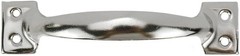 10Pcs 6 Inch Rustic Gate Handle Pulls Vintage Utility Door 6 Inch, Silver