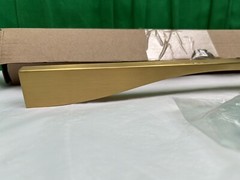 Belwith Keeler B076154-BGB Channel 12” Modern Bauhaus Pull Brushed Golden Brass