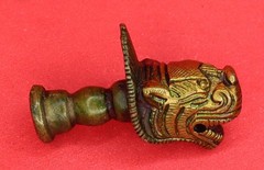 Lion Shape Antique Style Handmade Brass Drawer Window Wardrobe Door Pull Knob