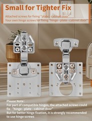 BIG SALE 4x/8x Hinge Repair Plate Stainless Steel Bracket Kit 3.54 x 3.54 inches