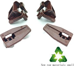 10 Drawer Slide Track Guide Glides – Replacement Parts for Dressers – Brown (10)