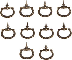 10Pcs Mini Cabinet Pulls, Self-Tapping Screws Knobs Handles for Jewelry Box Draw