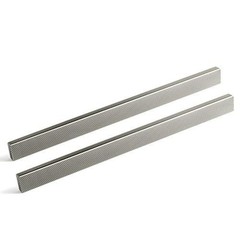 Goo-Ki 6 Pack 7 9/16 Inch Satin Nickel Knurled Cabinet Pulls – Modern Bar Handle
