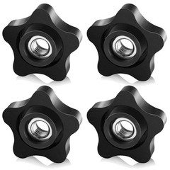Threaded Knobs 5/16-18 Star Knobs Clamping Nuts Thumb Screw 4 Pcs