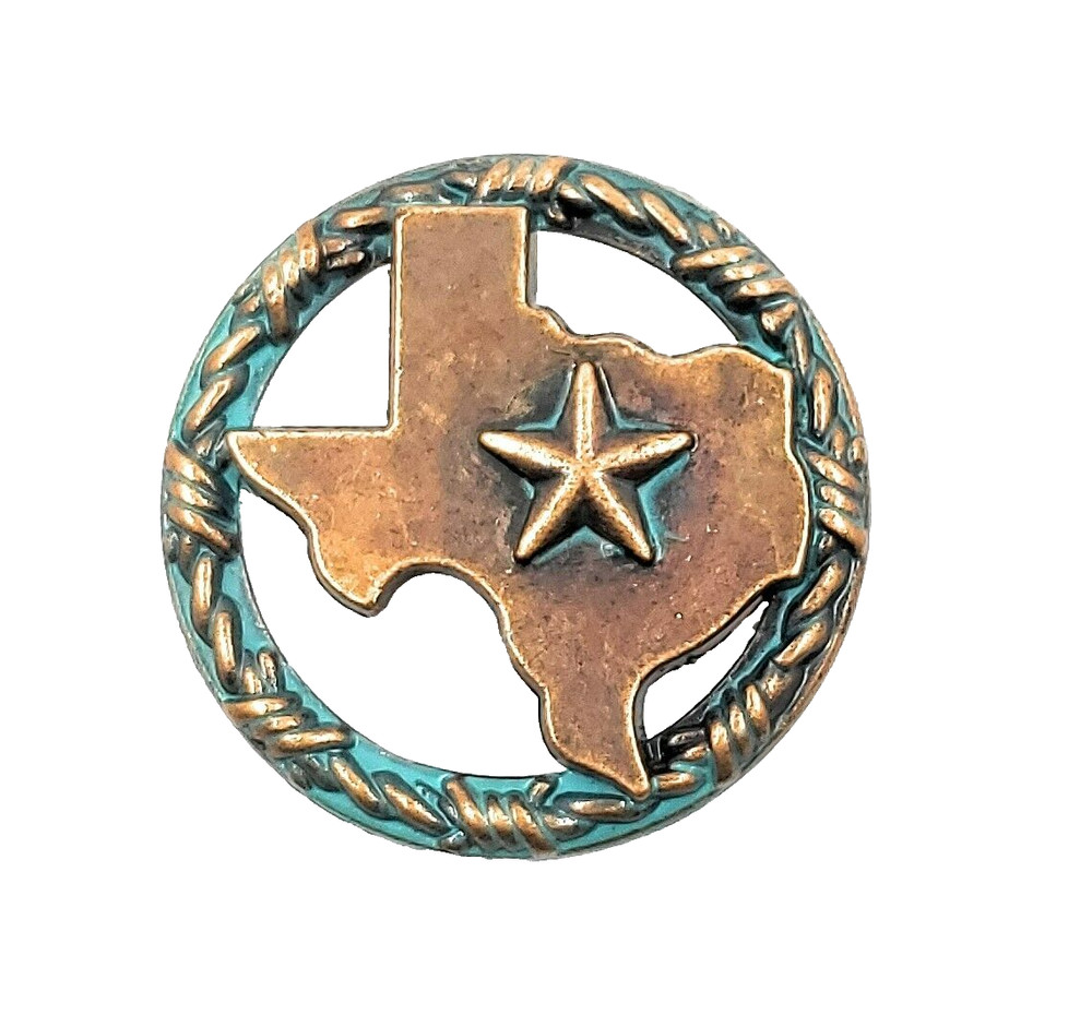 Texas Western Star Rustic Cabinet Knob Pull Handle Drawer Knobs Barbwire Edge