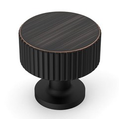 10 Pack Cabinets Single Hole Cabinet Pulls 1 1″/25MM Oil Rubbed Bronze Knob