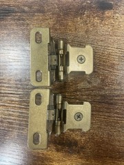 100 Pair – Amerock 1/2” Overlay Single Demountable Partial Wrap Cabinet Hinge